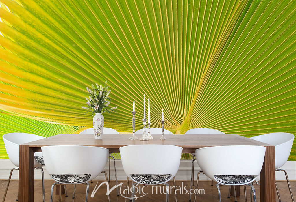 Palm Fronds Up Close Wallpaper Mural By Magic Murals