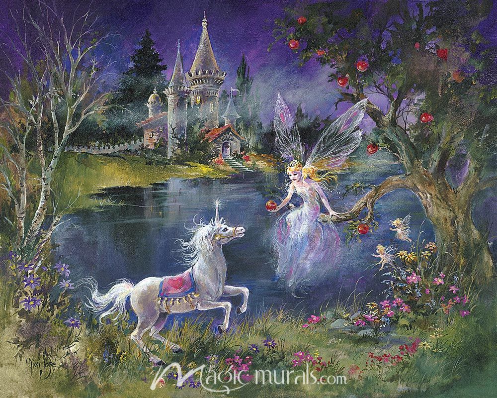 Enchanted Castle Wallpaper Wall Mural By Magic Murals