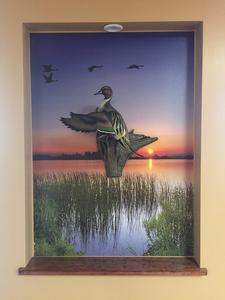 Decoy Backdrops for Duck Hunter Decor