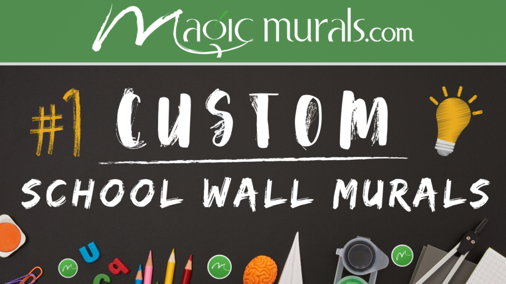 Custom School Wall Murals, Fun for Students, Staff, and Parents!