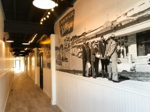 Vintage photo murals are a great way for businesses to connect with their communities and show just how long they've been around.