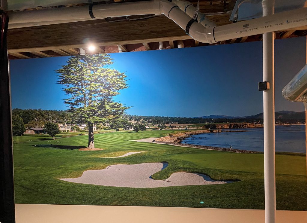 Magic Frame Golf Mural in Golf Simulator 1 of 4