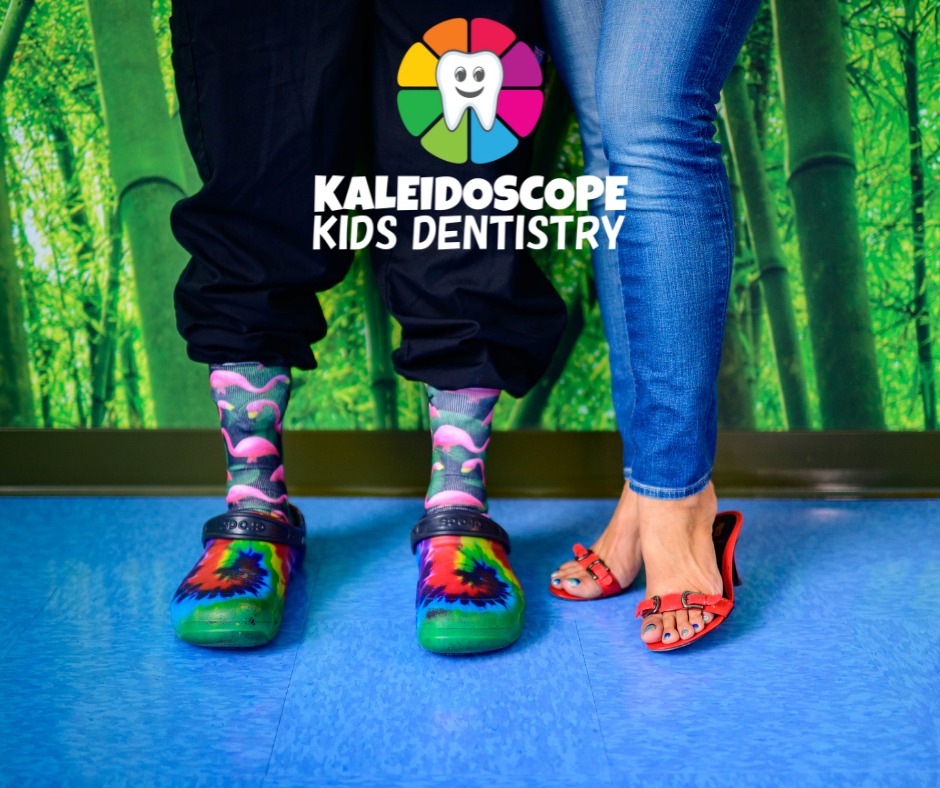 Kaleidoscope Kids Dentistry footwear!