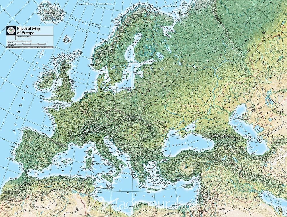 Map Of Europe Aesthetic