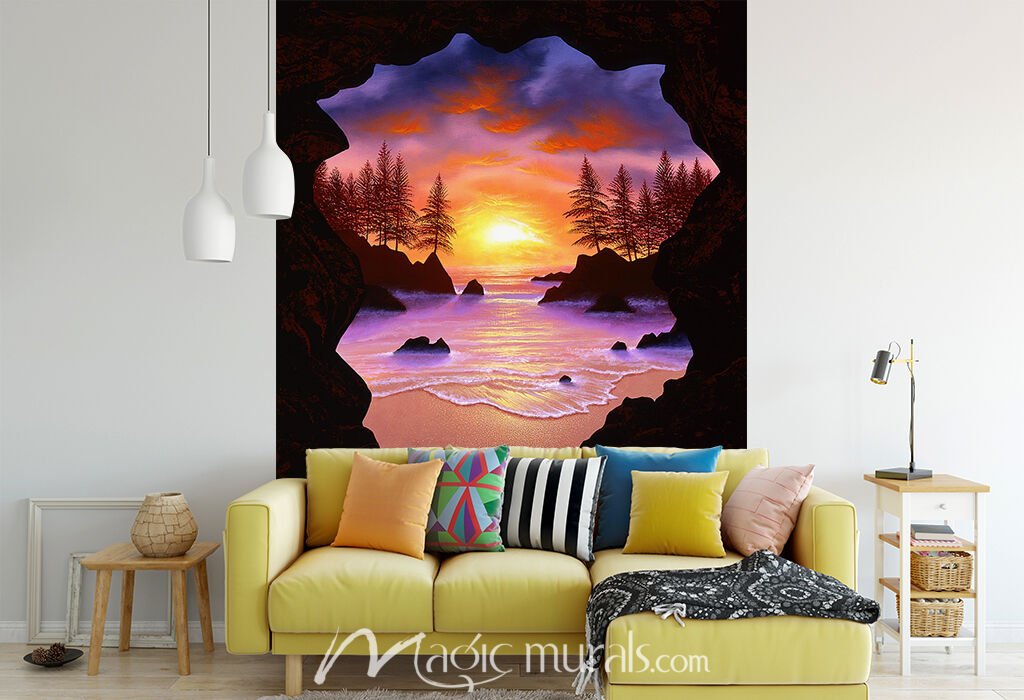 Secret Sunset Wallpaper Wall Mural by Magic Murals