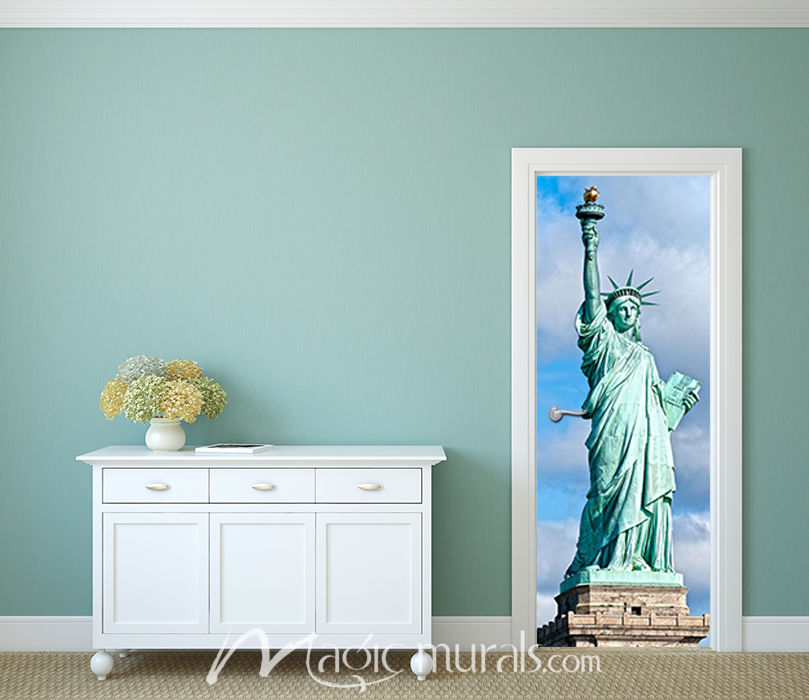 Statue of Liberty Panorama Wallpaper Mural by Magic Murals