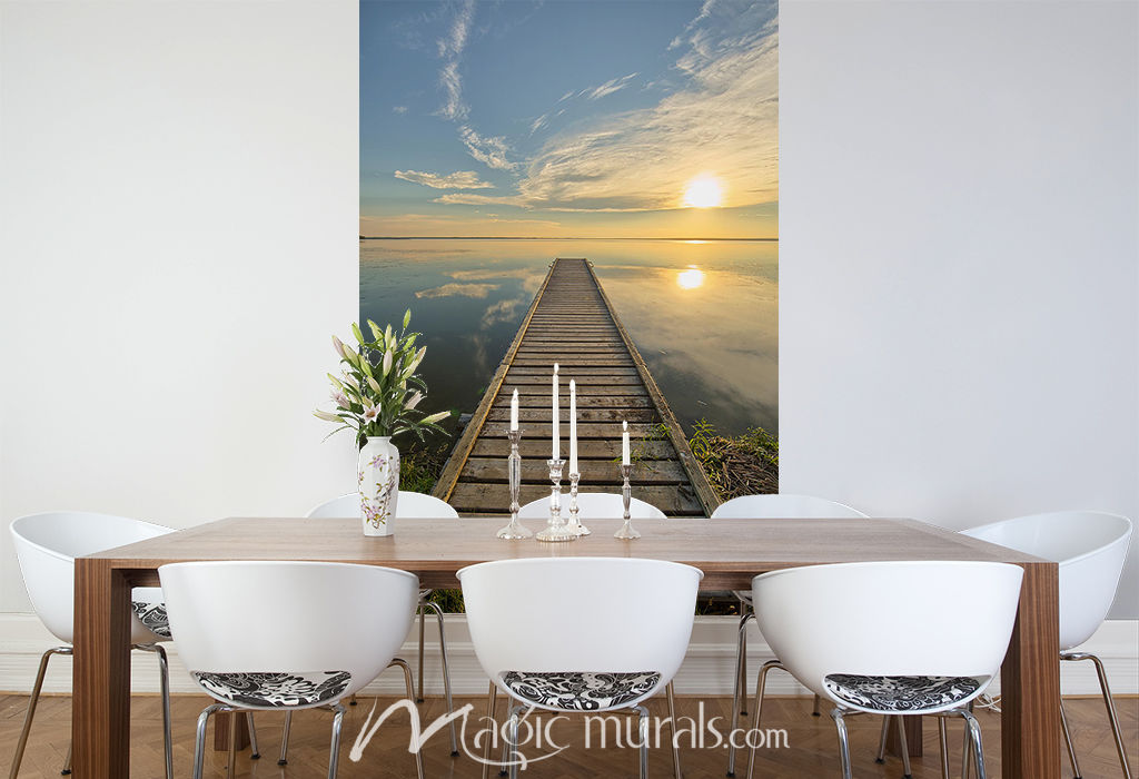 Wharf Wallpaper Wall Mural by Magic Murals