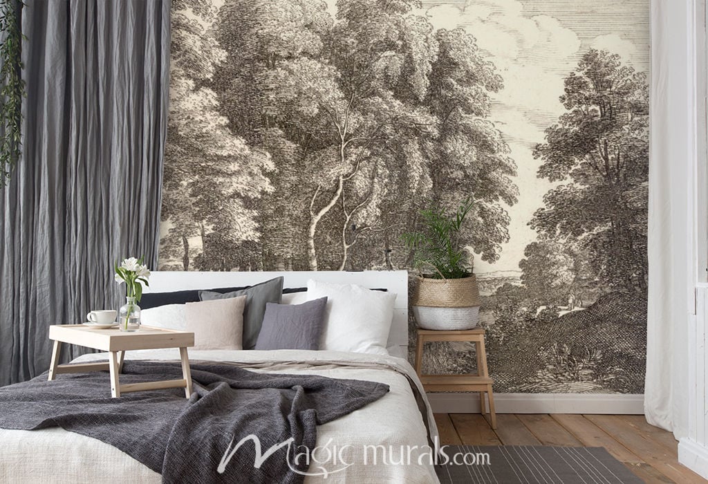 The Shepherd in the Woods Wallpaper Mural by Magic Murals