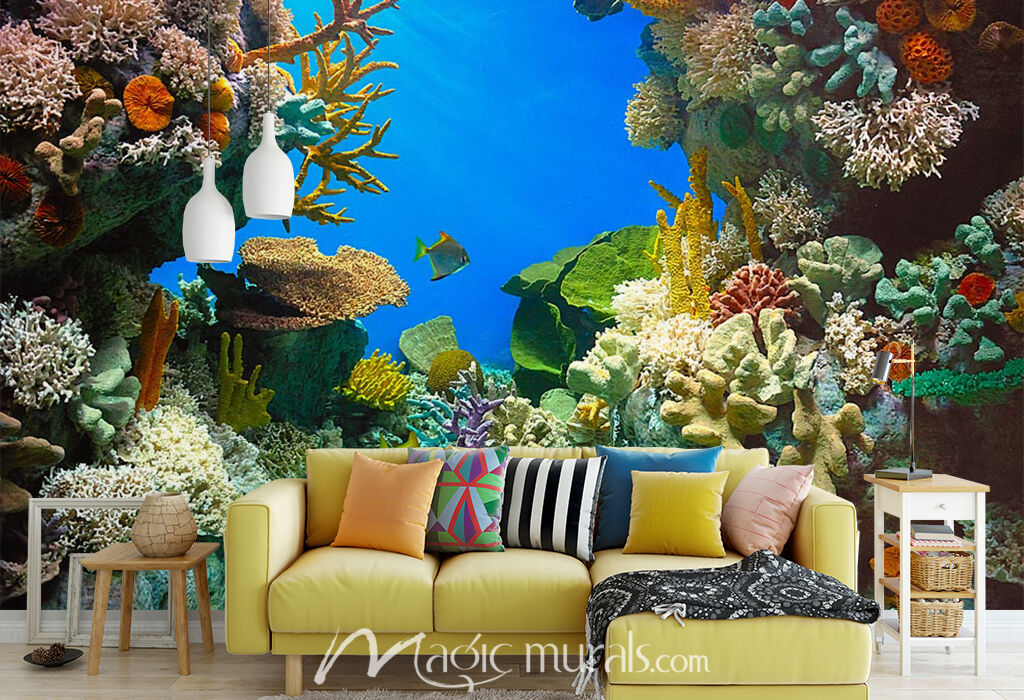 Underwater Fish Bowl Wallpaper Mural by Magic Murals