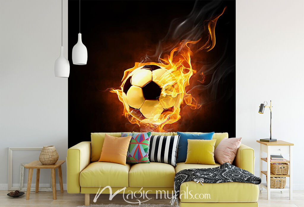 Ball Of Fire Wallpaper Wall Mural By Magic Murals