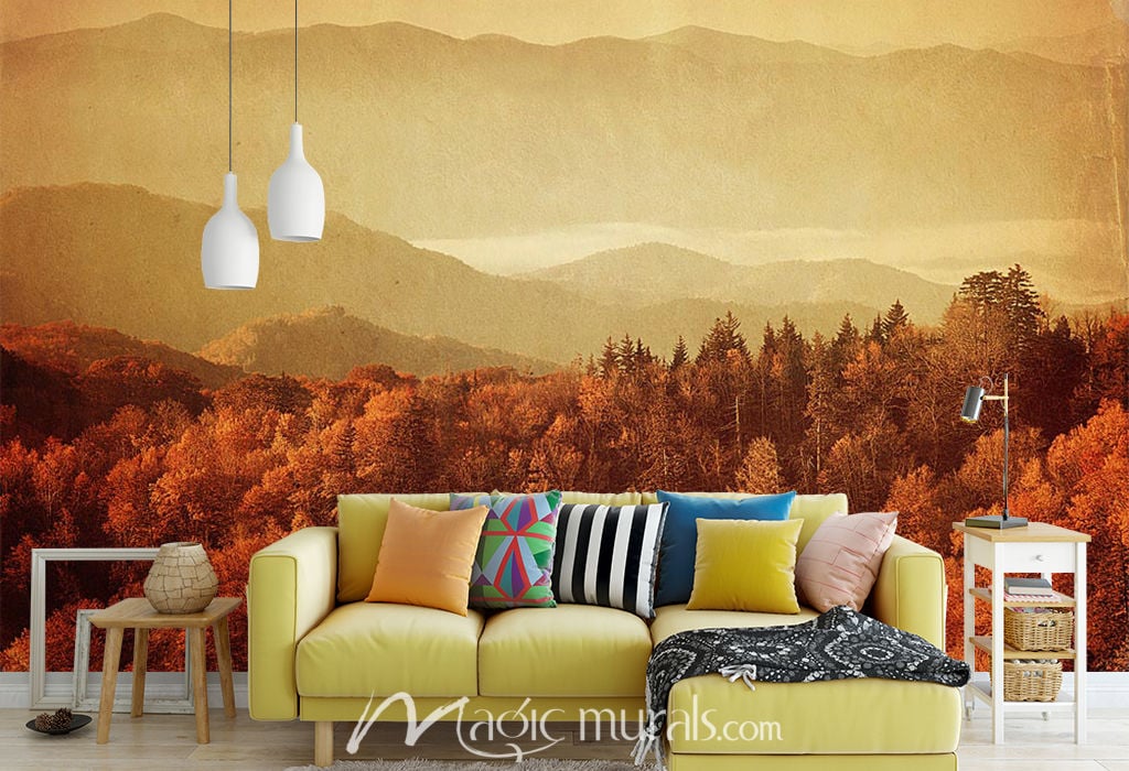 Great Smoky Mountains Wallpaper Mural by Magic Murals