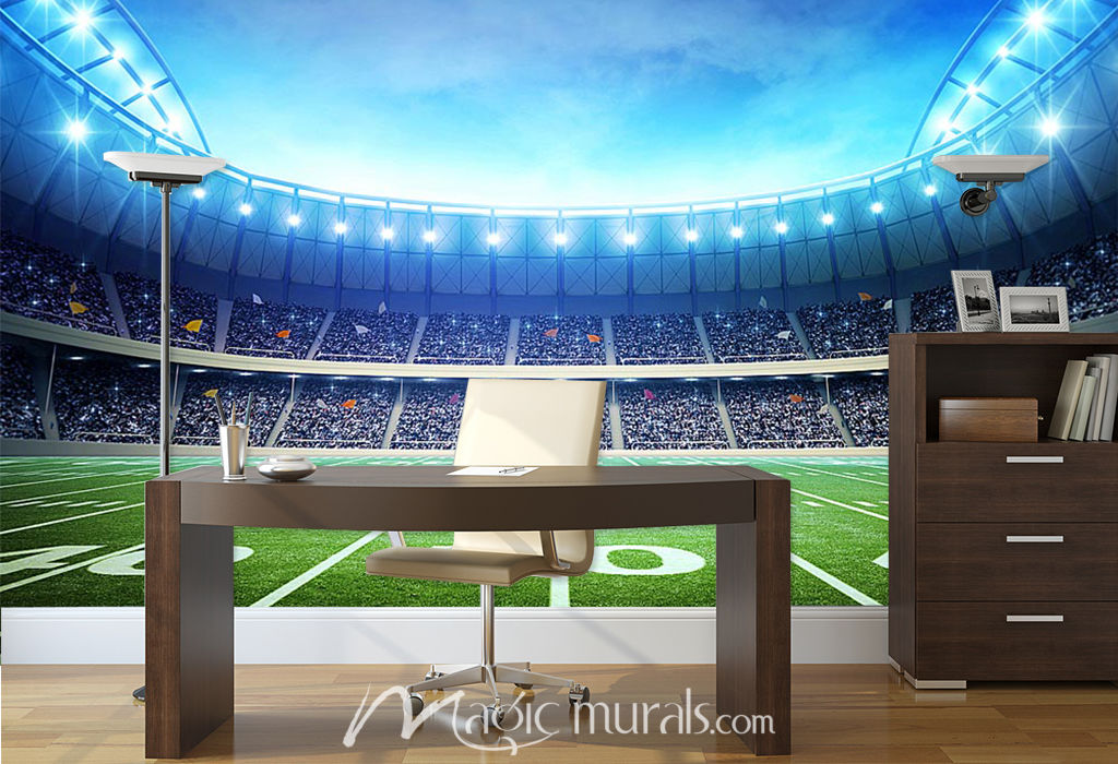 Football Crowds Wallpaper Wall Mural by Magic Murals