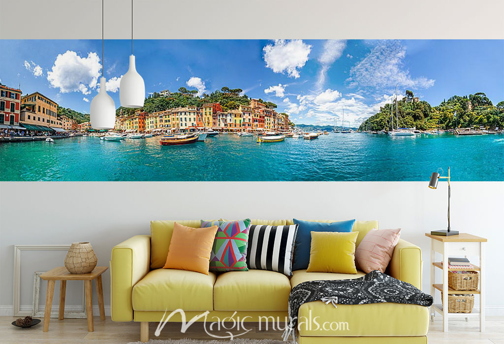 Portofino Italy Wallpaper Wall Mural by Magic Murals