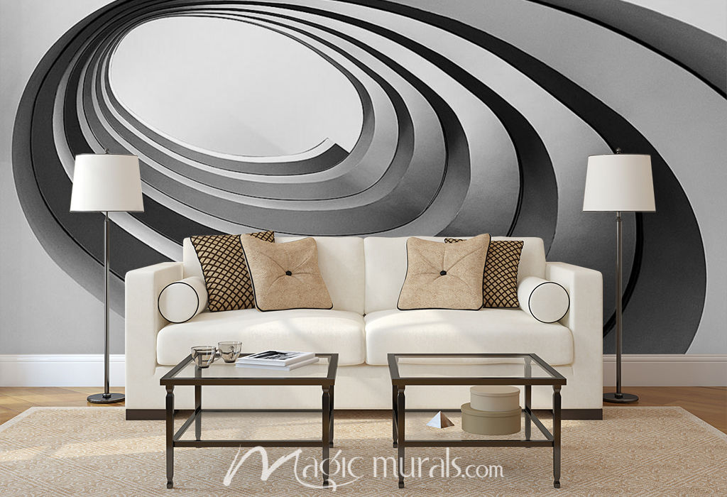 Loop Wallpaper Wall Mural by Magic Murals