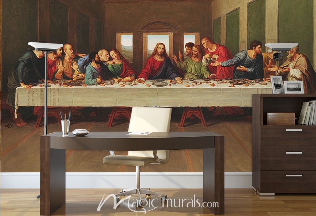 The Last Supper Wallpaper Wall Mural By Magic Murals