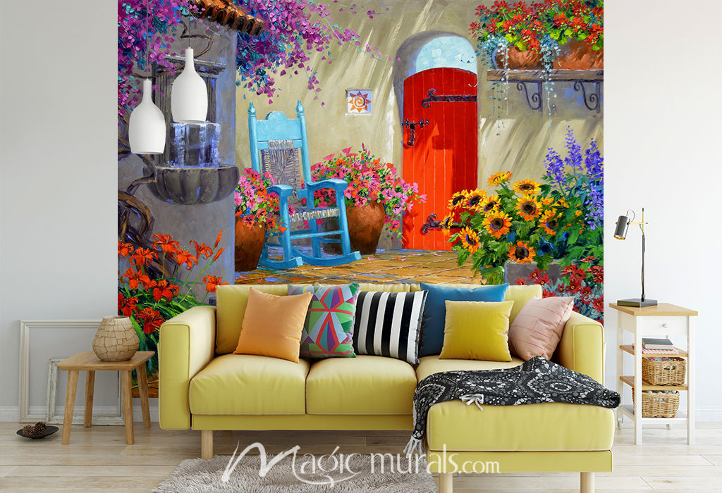 Colorful Escape Wallpaper Wall Mural by Magic Murals