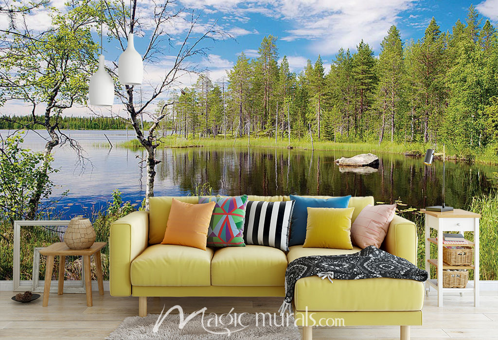 Summer Bliss Wallpaper Wall Mural by Magic Murals