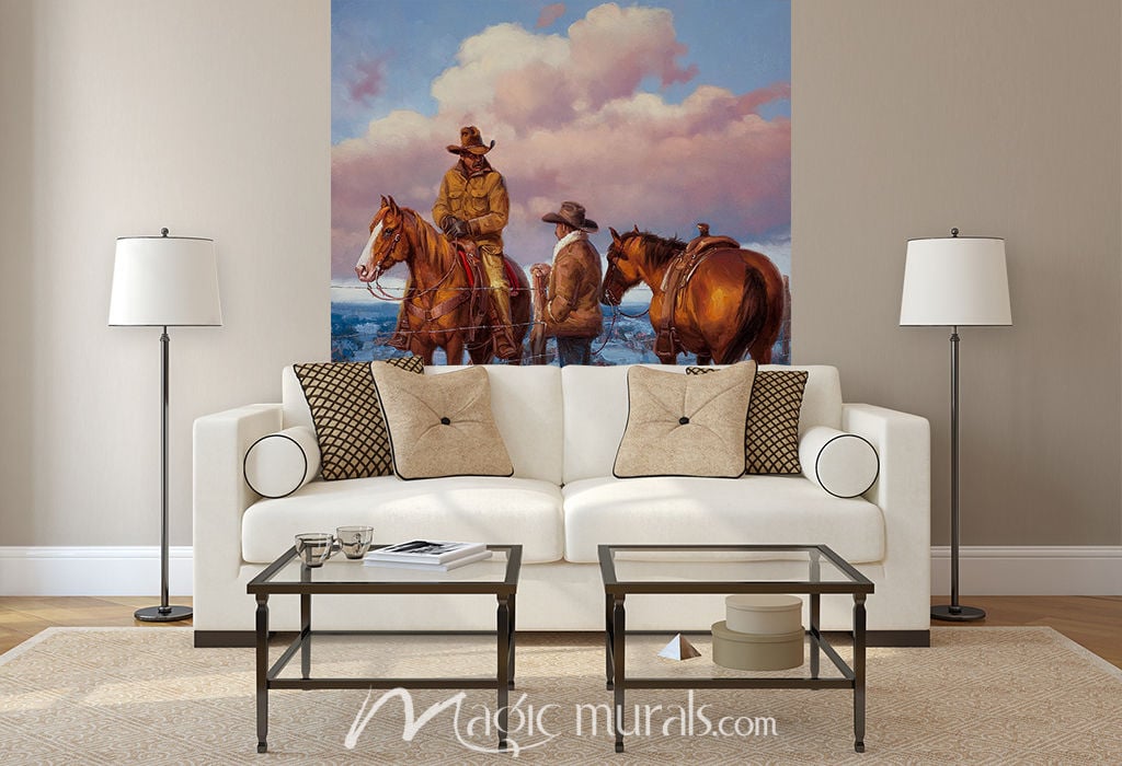 Cattle and Coffee Wallpaper Wall Mural by Magic Murals