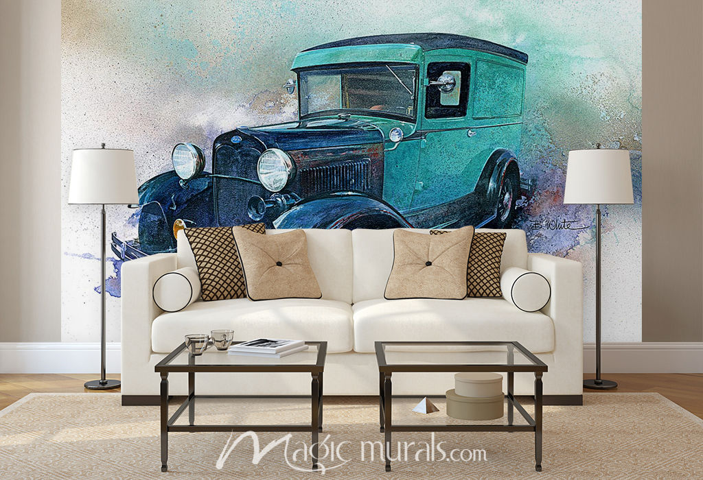 30 Ford Delivery Truck Wallpaper Mural By Magic Murals