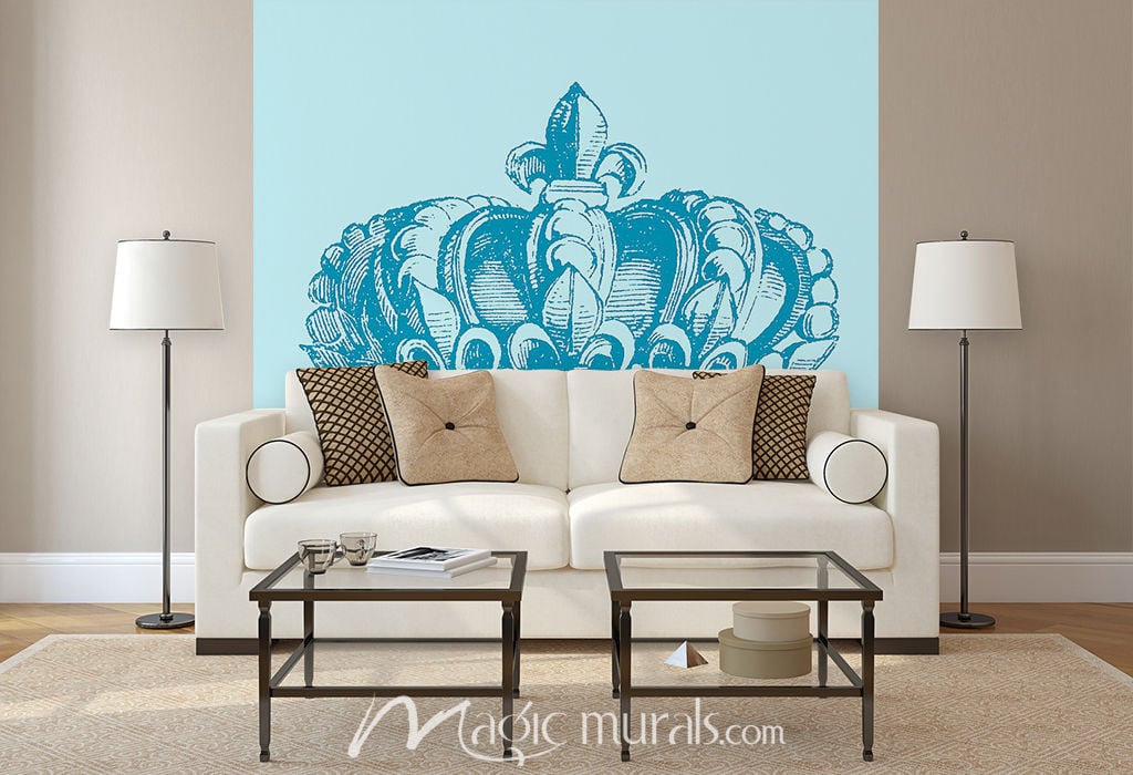 Prince Crown I Wallpaper Wall Mural by Magic Murals