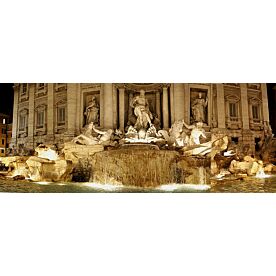 Trevi Fountain Rome Panorama Wallpaper Wall Mural