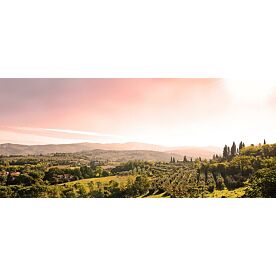 Tuscan Landscape Panorama Wallpaper Wall Mural