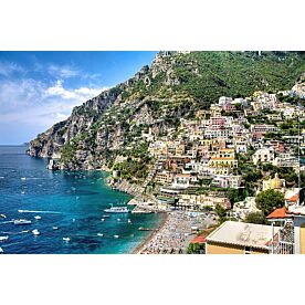 Famous Amalfi Coast Wallpaper Wall Mural