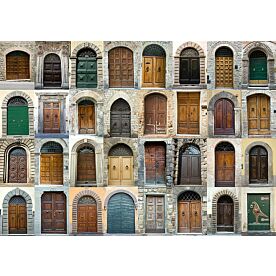 Vintage Doors Wallpaper Wall Mural