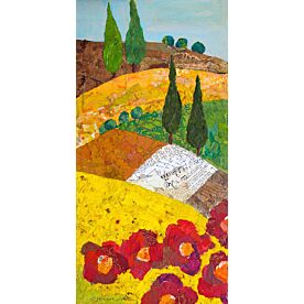 Tuscan Triptych A Wallpaper Wall Mural