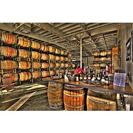 Rominger West Wine Kegs Wallpaper Wall Mural