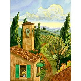 Tuscan Afternoon Wallpaper Wall Mural