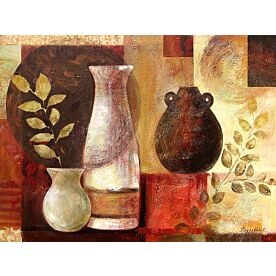 Spice Vases II Wallpaper Wall Mural