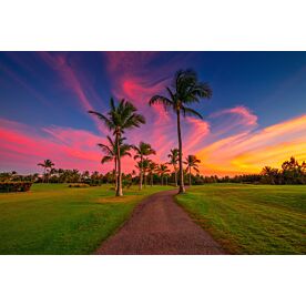 Colorful Punta Cana Golf Sunset