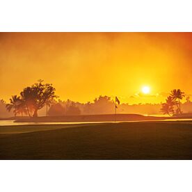 Orange Sunset Golf