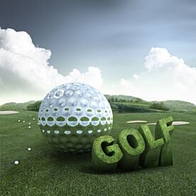 3D Golf Sign