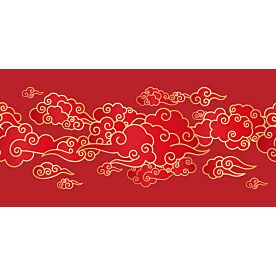 Asian Seamless Cloud Pattern 0803 Wallpaper Wall Mural