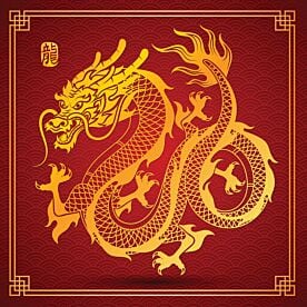 Chinese Dragon 9540 Wallpaper Wall Mural