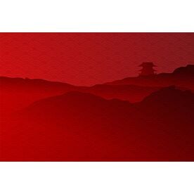 Chinese Landscape Shadow Wallpaper 7366 Wallpaper Wall Mural