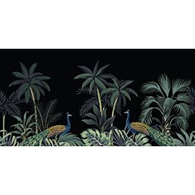 Tropical Jungle and Peacocks 6084 Wallpaper Wall Mural