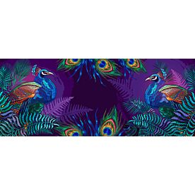 Asian Peacocks and Palms Wallpaper Wall Mural