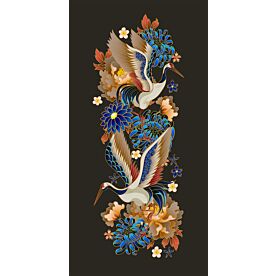 Mandarin Ducks and Flowers 0932 Wallpaper Wall Mural