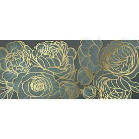 Golden Rose Floral 1847 Wallpaper Wall Mural