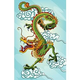 Chinese Dragon 7105 Wallpaper Wall Mural