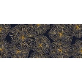 Golden Orchid Line Art 6412 Wallpaper Wall Mural