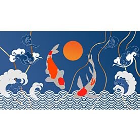 Koi Cloud and Ocean Abstract 6274 Wallpaper Wall Mural