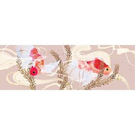 Goldfish in Abstract 3760 Wallpaper Wall Mural