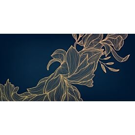 Art Deco Style Botanical Leaves 9215 Wallpaper Wall Mural