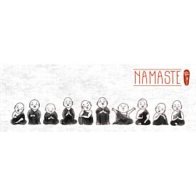 Japanese Buddhist Monks Namaste Doodle 8252 Wallpaper Wall Mural