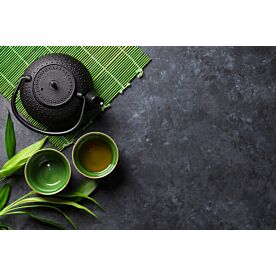 Chinese Tea and Bamboo 6777 Wallpaper Wall Mural