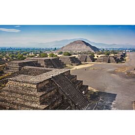 Teotihuacan Pyramids of Sun and Moon 5498 Wallpaper Wall Mural